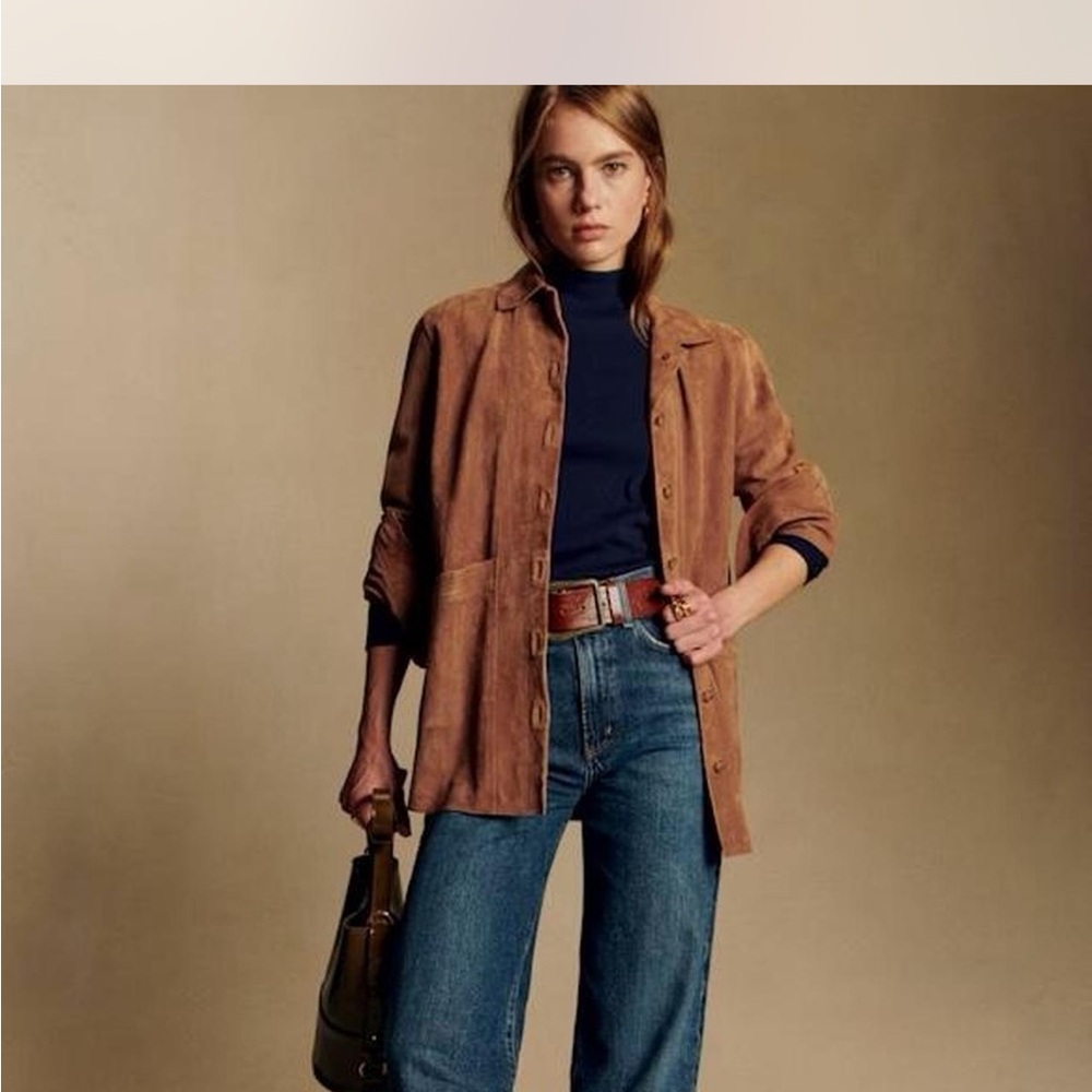 Sezane Will Suede Jacket | Large